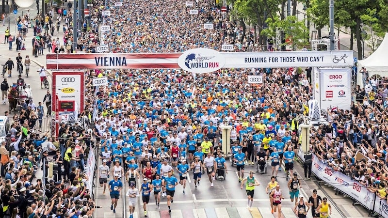 Am Sonntag finden weltweit parallel mehrere Charity-Läufe statt. (Bild: Philip Platzer/Red Bull Content Pool)