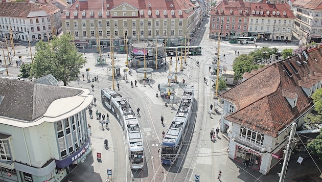 Einsteigen bitte: Bim-Fahren wird ab 1. Juli teurer. (Bild: Scherbichler Wulf)