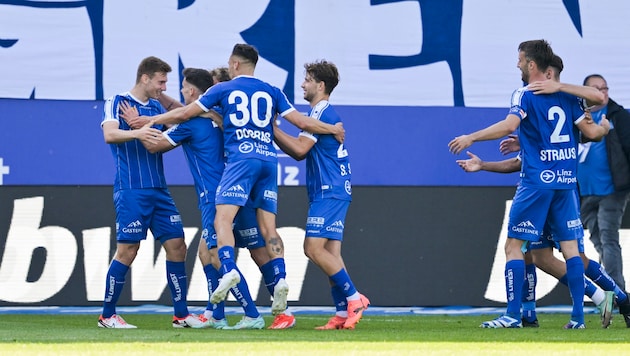 Blau-Weiß Linz triumphed in a close match. (Bild: GEPA/GEPA pictures)