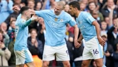 Erling Haaland traf für ManCity per Viererpack! (Bild: AP/Associated Press)