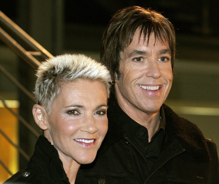 Marie Fredriksson and Per Gessle were the previous faces of Roxette.