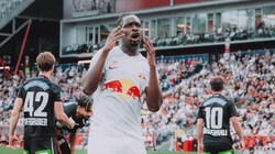Salzburg-Verteidiger Oumar Solet nimmt es mit der Disziplin nicht immer ganz genau. (Bild: FC Red Bull Salzburg/Klaus Huber)