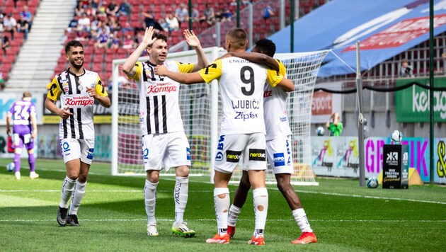 LASK leads in Klagenfurt. (Bild: GEPA/GEPA pictures)