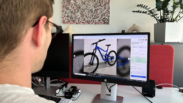 The man from Graz could hardly believe his eyes when he saw his bike online (symbolic image). (Bild: Fanny Gasser)