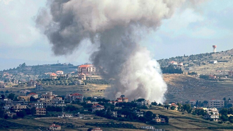 Angriff an der Grenze zwischen Israel und dem Libanon (Bild: AFP/Jalaa Marey)