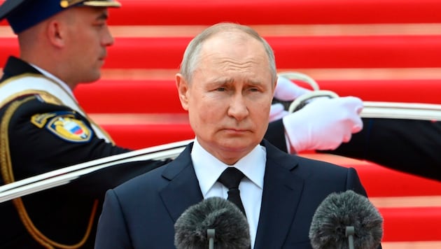 Russian ruler Vladimir Putin (Bild: AFP/AP/Sergei Guneyev)