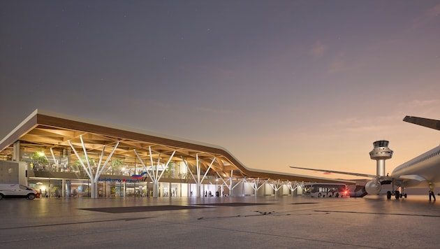 Salzburgs neuer Flughafen (Bild: ATP architekten ingenieure)