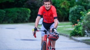 Leopold Haselmann strampelt von Passau nach Wien – für kranke Kinder.