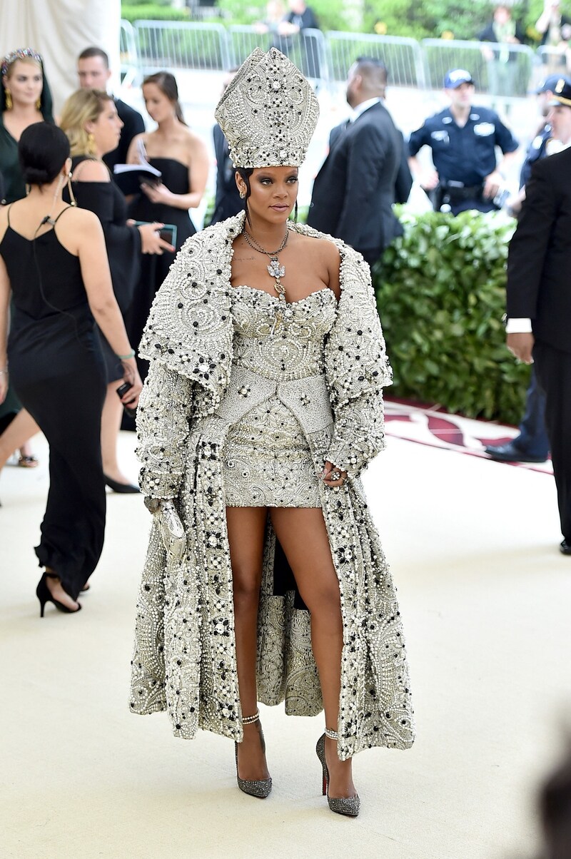 Rihannas Met-Gala-Look im Jahr 2018 wurde heftig kritisiert. (Bild: AFP/ APA/GETTY IMAGES/Theo Wargo)