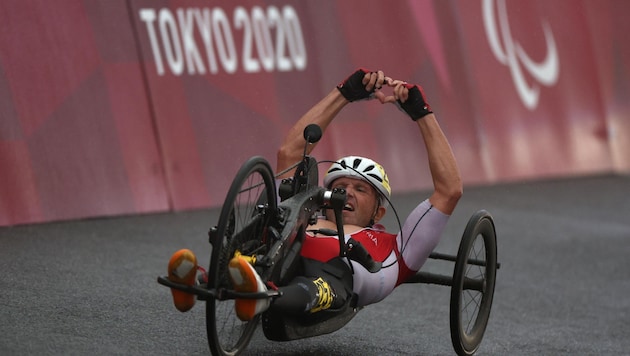 Walter Ablinger bei den Paralympics in Tokio. (Bild: LISI NIESNER)