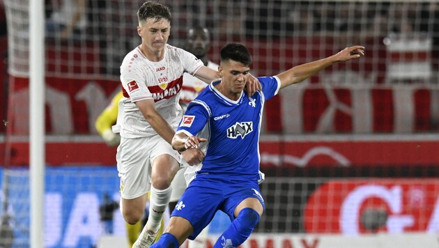 Mathias Honsak (rechts) wechselt zum FC Heidenheim. (Bild: AFP or licensors)