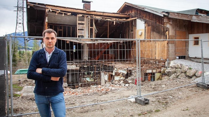 Simon Heilig-Hofbauer am Hinterlehen Gut in Saalfelden.
