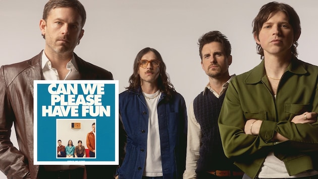 Trotz einer Familientragödie so unverbraucht und frisch wie lange nicht mehr: Das Familiengespann der Kings Of Leon. (Bild: Krone KREATIV/Universal Music (2))