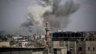 Bombardement östlich von Rafah im südlichen Gazastreifen (Bild: AFP)
