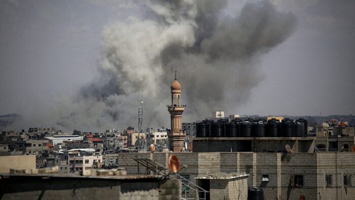 Bombardement im südlichen Gazastreifen