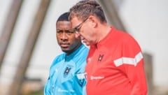 David Alaba und Ralf Rangnick (Archivbild) (Bild: GEPA)