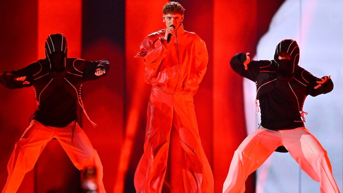 Litauens Silvester Belt hatte coolen Electro-Synthiepop im ESC-Gepäck.