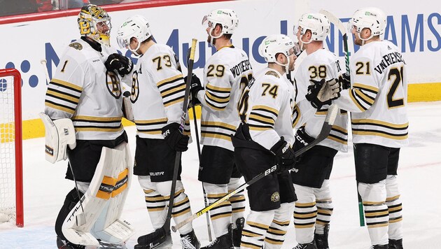 Jubel bei den Boston Bruins! (Bild: 2024 Getty Images)