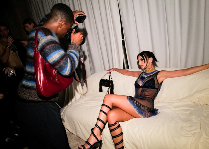 Bei der Afterparty räkelte sich Ratajkowski vor der Kamera.