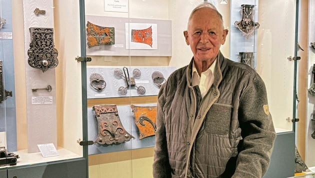 Alpin-Legende Hanns Schell in seinem Museum „Schell Collection“, das sich in der Wiener Straße 10 in der Grazer Innenstadt befindet  (Bild: Wallner Hannes)