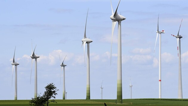 58 percent of Staatz residents are against the construction of large wind turbines. (Bild: Frederic Kern)