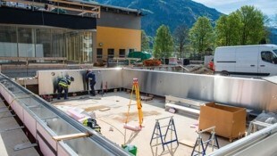 Die Bauarbeiten schreiten voran, zur Wintersaison soll alles fertig sein.