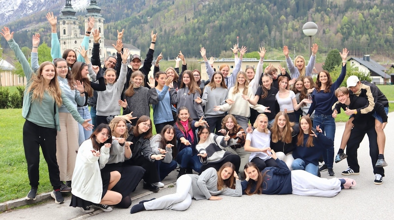 Der Oberstufenchor St. Ursula aus Salzburg trat auch schon in Berlin auf. (Bild: Chorverband Salzburg)