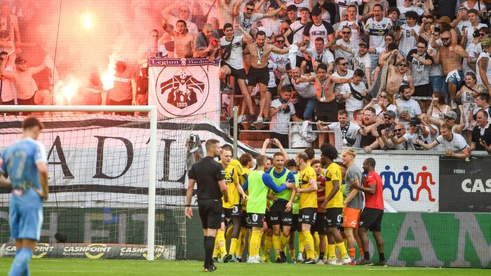 2022 sicherten sich die Altacher im letzten Heimspiel den Klassenerhalt – gegen die WSG Tirol, ...