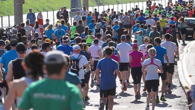 Der Salzburg Marathon freut sich über Tausende Laufbegeisterte. (Bild: Andreas Tröster)