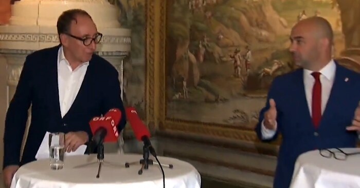 Rauch és Luisser hevesen összecsapott.