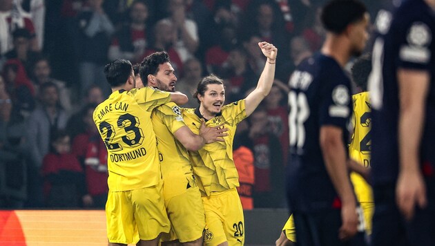 Rejoicing at Borussia Dortmund (Bild: AFP or licensors)