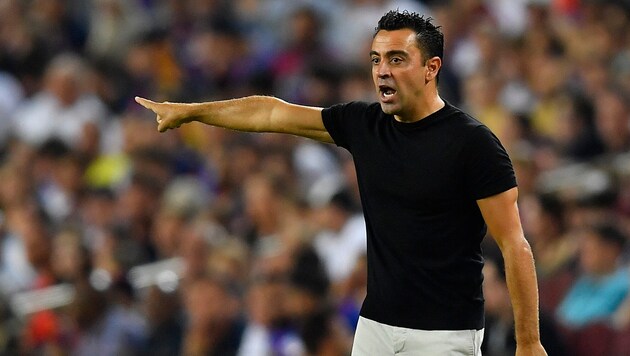 Barcelona-Trainer Xavi mistet aus. (Bild: AFP/APA/Pau BARRENA)