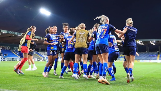 St. Pöltens Fußball-Frauen (Bild: SKN Frauen)