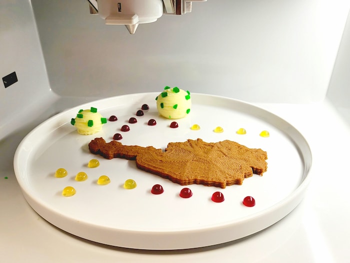 Wiener Schnitzel frisch aus dem 3-D Drucker.