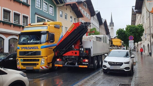 Im Zentrum von Golling ist viel Verkehr. (Bild: ZVg, Krone KREATIV)