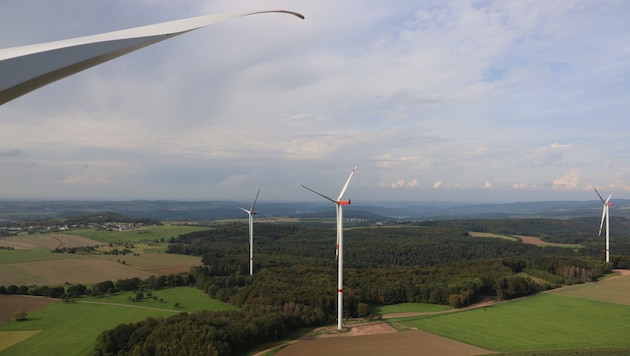 Illwerke-VKW operates three wind farms in Germany. (Bild: VKW)