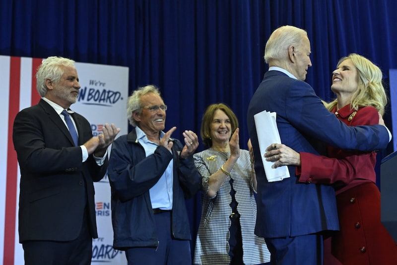 A Kennedy-klán nyilvánosan támogatta Joe Bident. (Bild: AFP/ANDREW CABALLERO-REYNOLDS)