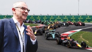 Formel-1-CEO Stefano Domenicali kündigte an, weitere Strecken in die Rennserie aufnehmen zu wollen. (Bild: GEPA/GEPA pictures, Photoshop)