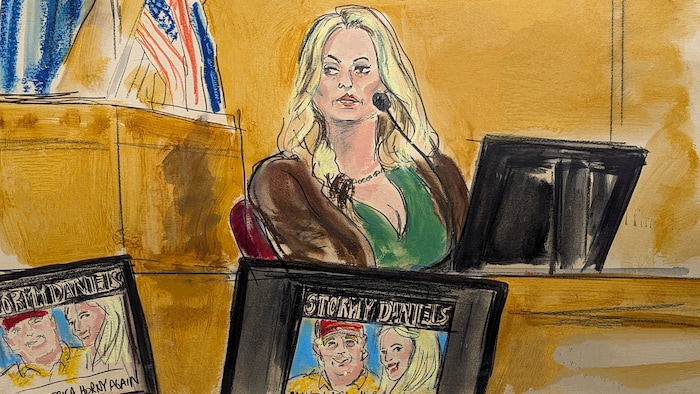 Stormy Daniels behauptet, Sex mit Donald Trump gehabt zu haben. Dieser streitet das ab, nicht ...