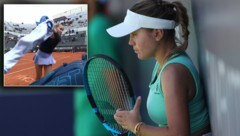 Sofia Kenin ärgerte sich über die Fans in Rom.