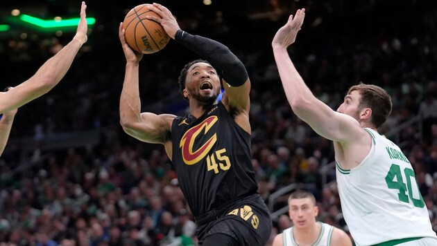 Donovan Mitchell von den Cleveland Cavaliers (Bild: AP ( via APA) Austria Presse Agentur/ASSOCIATED PRESS)