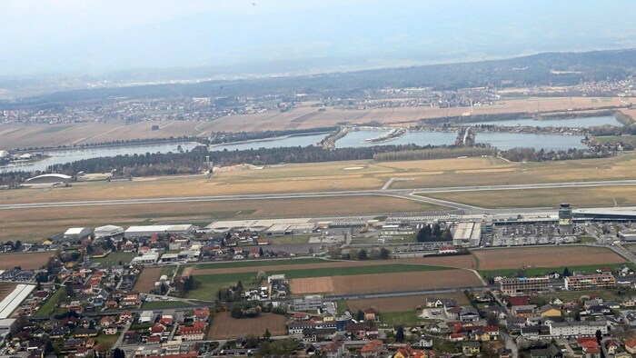 The area around Schwarzlsee lake in the south of Graz.