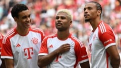 Serge Gnabry (Mitte) wird wohl nicht bei der Heim-EM im Einsatz sein.  (Bild: AFP/APA/Christof STACHE)