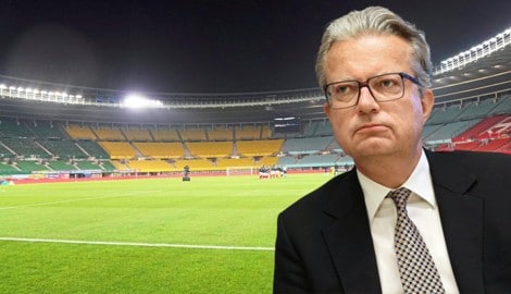 Landeshauptmann Drexler fordert den Bau eines steirischen Nationalstadions. (Bild: Christian Jauschowetz, Sepp Pail)