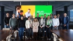 Das Partnernetzwerk der „Kelag-Sozialsäule“ mit Arge Sozial Villach, Caritas Kärnten, Diakonie de La Tour und Volkshilfe Kärnten. (Bild: Kelag)