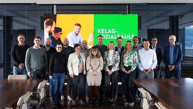 Das Partnernetzwerk der „Kelag-Sozialsäule“ mit Arge Sozial Villach, Caritas Kärnten, Diakonie de La Tour und Volkshilfe Kärnten. (Bild: Kelag)
