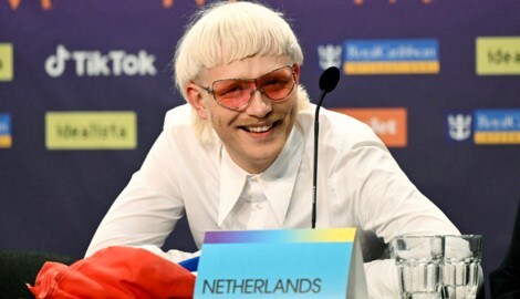 Der holländische Song-Contest-Teilnehmer Joost Klein sorgt für einen Eklat! (Bild: APA/AFP/Ritzau Scanpix/TT/Jessica Gow)