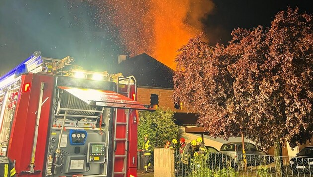 Feldkirchen an der Donau és Goldwörth településeken többször is fellobbantak a lángok. (Bild: FF Bad Mühllacken)