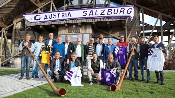 Austria-Legenden beim 25-Jahr-Jubiläum.