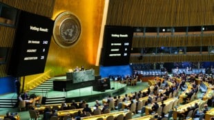 Am Freitag hat die UN-Vollversammlung eine Mitgliedschaft Palästinas empfohlen, nun ist der Sicherheitsrat am Zug. (Bild: AFP/Charly Triballeau)